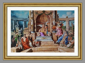 Greek Gods Painting | Giclée Fine art print from original oil painting|  Contemporary art| home decoration | Ancient Greek  Mythology Prints