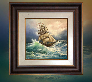 Voyage of the Valiant: Heavy weight paper, Giclée Art prints, Tall ship painting