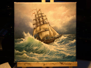 Voyage of the Valiant: Heavy weight paper, Giclée Art prints, Tall ship painting