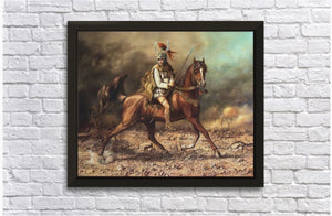 ALEXANDER THE GREAT Giclée Fine art print from original oil painting by Robert Zietara | Modern home decoration