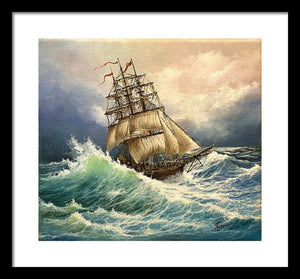 Voyage of the Valiant: Heavy weight paper, Giclée Art prints, Tall ship painting