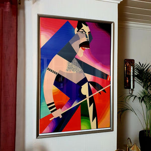 Unique Portrait of Freddie Mercury from Queen , Fine Art Print, Freddie Mercury Fans,  Gicleé Print,Wall Decor, Home Deccor, Queen Poster