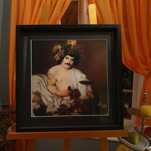 Rhapsody in Bloom: Freddie Mercury's Floral Coronation, Fine Art Print, Gicleé Wall Decor, Home Deccor Inspired by Bacchus Caravaggio