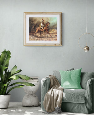 ALEXANDER THE GREAT Giclée Fine art print from original oil painting by Robert Zietara | Modern home decoration