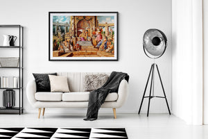 Greek Gods Painting | Giclée Fine art print from original oil painting|  Contemporary art| home decoration | Ancient Greek  Mythology Prints