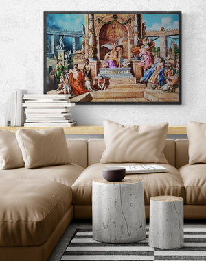 Greek Gods Painting | Giclée Fine art print from original oil painting|  Contemporary art| home decoration | Ancient Greek  Mythology Prints