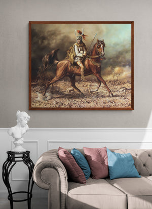 Alexander the Great, Ancient Greece , fine art reproduction print, Art decor, Heavyweight paper / real art canvas, 3D Hand Finished Premium Print, Poster Art, Canvas Wall Art, New House Gift, House warming painting