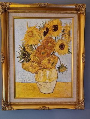 Sunflowers by Van Gogh , Classic elegance Home Decor Canvas Wall Arte, Ready to Hang