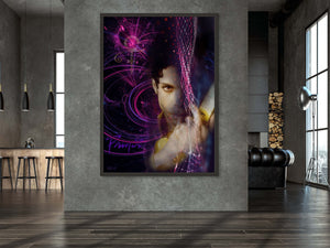 Unique Portrait of legendary popstar PRINCE , Fine Art Print, Purple Rain Fans,  Gicleé Print,Wall Decor, Home Deccor, Poster