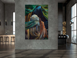 Emily Carr Print Canvas, Forest Columbia (1932) - Classic Painting Photo Poster Print Art Gift Wall Home Decor