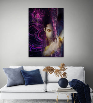 Unique Portrait of legendary popstar PRINCE , Fine Art Print, Purple Rain Fans,  Gicleé Print,Wall Decor, Home Deccor, Poster