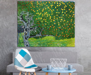 GUSTAV KLIMT - Golden Apple Tree - Canvas or Giclee Wall Decor Art Print, Classical Art Reproduction