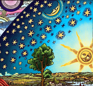 Flammarion Engraving Reproduction Print