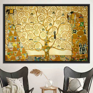 Tree of Life print, Gustav Klimt canvas, painting fine art reproduction print, Art decor, Heavyweight paper / real art canvas, 3D Hand Finished Premium Print, Poster Art, Canvas Wall Art, New House Gift, House warming painting