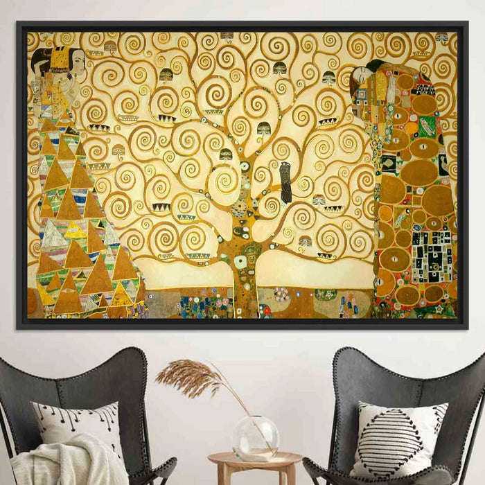 GUSTAV KLIMT - Tree Of Life, Premium Giclée framed canvas print art, Nouveau Painting, Classic Wall Art, Symbolism Art