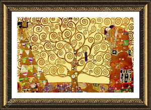 Tree of Life print, Gustav Klimt canvas, painting fine art reproduction print, Art decor, Heavyweight paper / real art canvas, 3D Hand Finished Premium Print, Poster Art, Canvas Wall Art, New House Gift, House warming painting