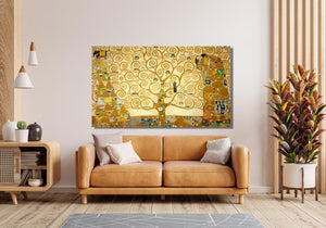 Tree of Life print, Gustav Klimt canvas, painting fine art reproduction print, Art decor, Heavyweight paper / real art canvas, 3D Hand Finished Premium Print, Poster Art, Canvas Wall Art, New House Gift, House warming painting