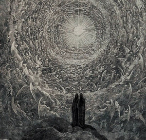 Gustave Dore, In the Empyrean, Paradiso Canto 31, The Empyrean, dark art decore, Giclee Canvas/ Art Paper prints or Poster