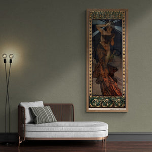 Awakening Elegance: Alphonse Mucha’s ‘Morning Star’ Masterpiece Print Giclee Paper / Canvas Prints, Poster or 3D Hand Finished Premium Print