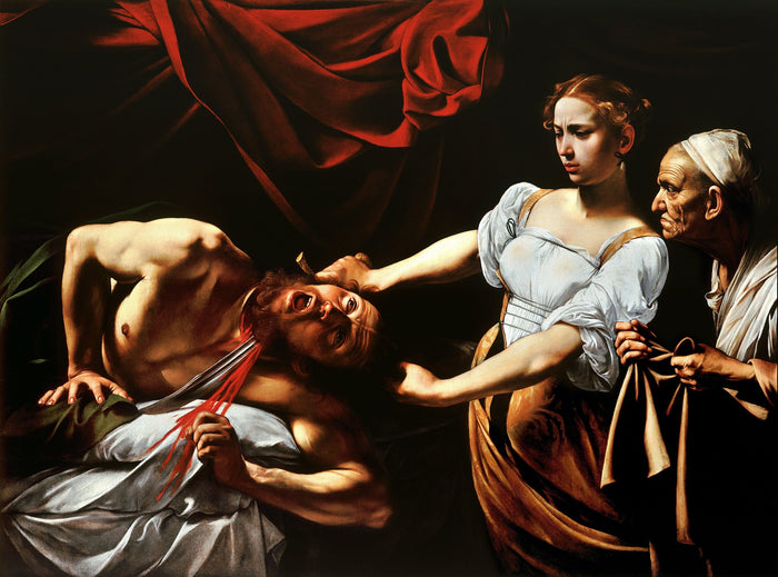 A Stunning Masterpiece of Drama and Realism: Judith Beheading Holofernes by Caravaggio Art Prints, Poster or 3D Hand Finished Premium Print