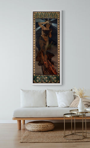 Awakening Elegance: Alphonse Mucha’s ‘Morning Star’ Masterpiece Print Giclee Paper / Canvas Prints, Poster or 3D Hand Finished Premium Print