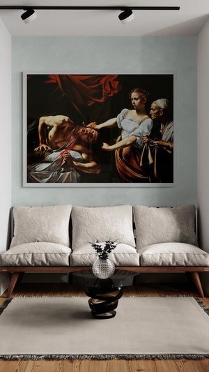 A Stunning Masterpiece of Drama and Realism: Judith Beheading Holofernes by Caravaggio Art Prints, Poster or 3D Hand Finished Premium Print