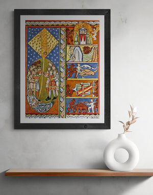 Soul Symphony - A Giclee Print of Hildegard of Bingen’s Masterpiece, Catholic Art Print – Mystic Visions