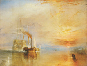 Sail into History: Giclee Print of J.M.W. Turner’s ‘The Fighting Temeraire, Home Decor Wall Art, Turner Gifts, Canvas Print Canvas Art