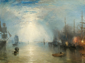 Keelmen Heaving in Coals by Moonlight: W. Turner, Heavyweight Giclee Art Print / Canvas Prints, Poster or 3D Hand Finished Premium Print