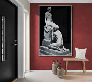 Eternal Devotion: Stephan Sinding Adoration, Giclée Art Print, museum quality paper/art canvas, 3D printed with texture and brush strokes