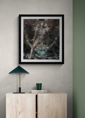 William Blake: The Great Red Dragon and the Beast from the Sea, giclee art print on Hahnemuhle photo rag