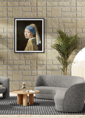 Girl with a Pearl Earring by Johannes Vermeer - Premium Reproduction Art Print on Canvas, Art Paper or 3D texture Canvas Art