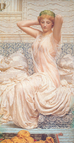 Timeless Elegance | Albert Joseph Moore - Silver (1886) | Fine Art Print | Art Paper, Canvas & 3D Hand Finished Premium Texture Printer