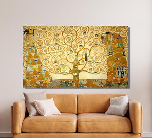 Tree of Life print, Gustav Klimt canvas, painting fine art reproduction print, Art decor, Heavyweight paper / real art canvas, 3D Hand Finished Premium Print, Poster Art, Canvas Wall Art, New House Gift, House warming painting