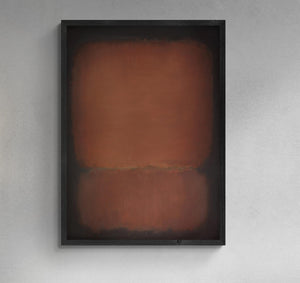 Mark Rothko reproduction No 10 Giclee Fineart Print: Paper, heavyweight canvas, Poster or 3D Hand Finished Premium Print with brush strokes