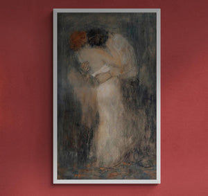 Passion by Floris Arntzenius Love Couple Hug Romantic Artwork, Museum-Quality FineArt giclee print Hahnemühle on art paper or quality poster