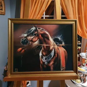 BROWN ARABIAN HORSE Foshe ART