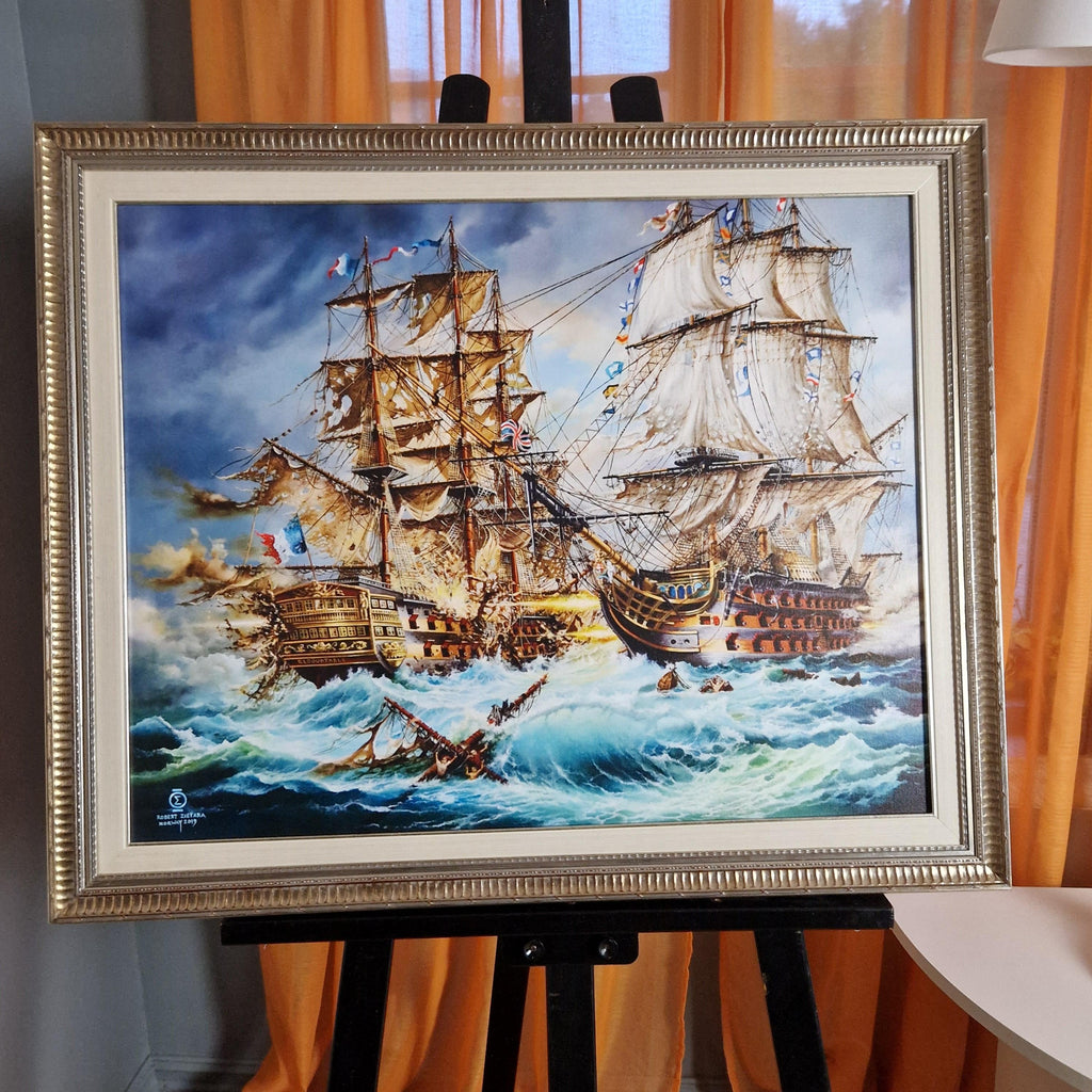 BATTLE OF TRAFALGAR (Framed) Foshe ART