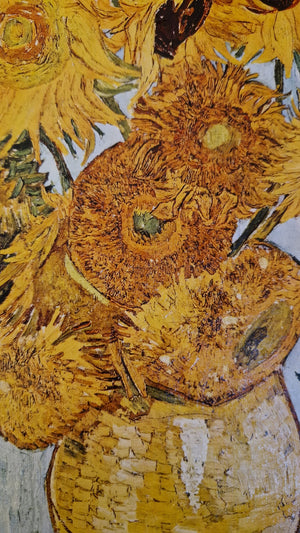 Sunflowers by Van Gogh , Prints Home Decor Canvas Print Wall Art Prints, Ready to Hang FOSHE ART