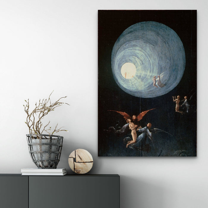 Hieronymus Bosch - Ascent of the Blessed (1504) - Classic Painting Photo Poster Print Art Gift Wall Home Decor NDE Near Death Experience
