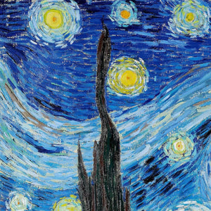VAN GOGH, The Starry Night Art Prints, Vintage Art, Van Gogh Print, The Starry Night Canvas, Vintage Art, Starry Night Decor, Wall Art FOSHE ART