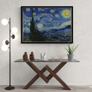 VAN GOGH, The Starry Night Art Prints, Vintage Art, Van Gogh Print, The Starry Night Canvas, Vintage Art, Starry Night Decor, Wall Art FOSHE ART