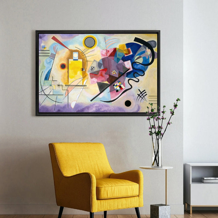 KANDINSKY Yellow-Red-Blue Fine Art Prints, Art Deco Style, Giclee Paper / Canvas Prints, Poster or 3D Hand Finished Premium Print