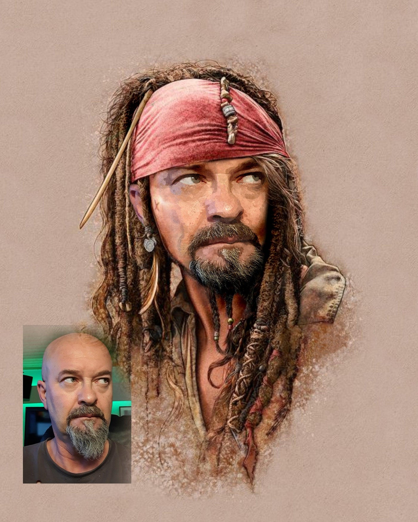 Jack Parrot Rapper Jack Sparrow Meme Face