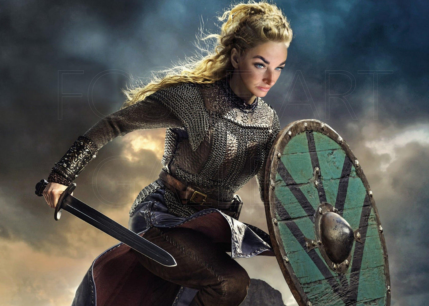Lagertha Shieldmaiden Inspired Viking Shield